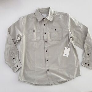 Katin Men's Casual Button Down Shirt - Light Gray